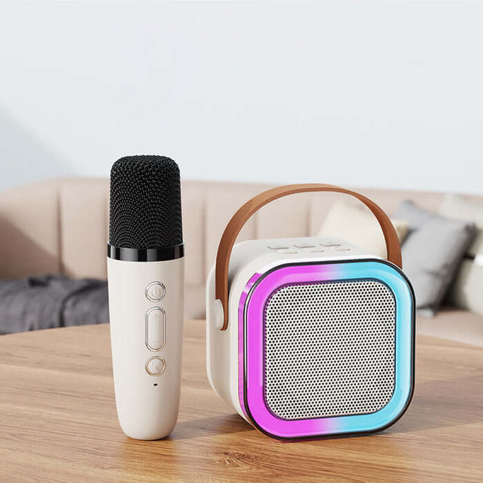 SingJoy Mini Karaoke System – Wireless Microphones for Unforgettable Singing Moments