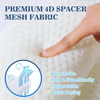 LuxieSpa 4D Luxury Bath Cushion - Breathable Cushion with Neck and Back Support for a Relaxing Bath