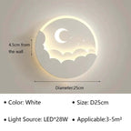Magical LED Wall Lamp with Moon and Stars │ Create an Enchanting Atmosphere in Your Room