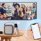 SingJoy Mini Karaoke System – Wireless Microphones for Unforgettable Singing Moments