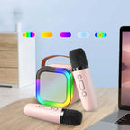 SingJoy Mini Karaoke System – Wireless Microphones for Unforgettable Singing Moments