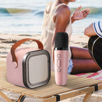 SingJoy Mini Karaoke System – Wireless Microphones for Unforgettable Singing Moments