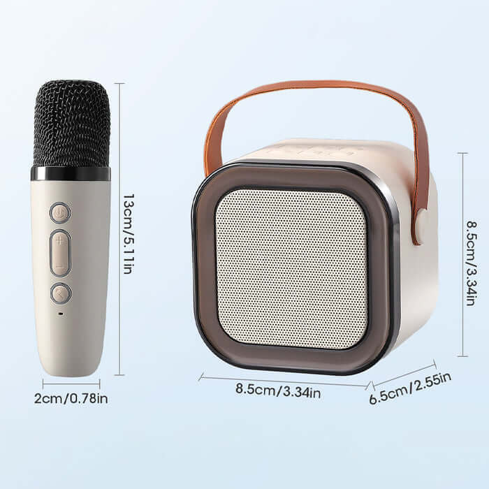 SingJoy Mini Karaoke System – Wireless Microphones for Unforgettable Singing Moments
