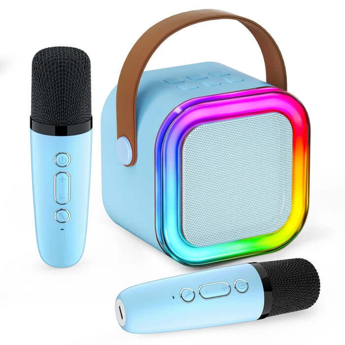 SingJoy Mini Karaoke System – Wireless Microphones for Unforgettable Singing Moments